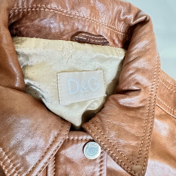 DOLCE & GABBANA Leather Jacket - Picture 5 of 16